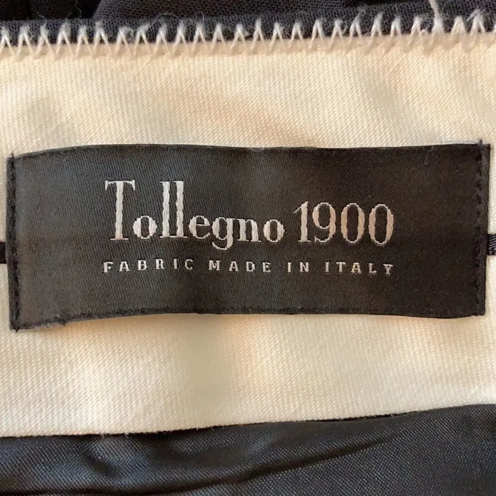 𝅺j Crew favorite Tollegno Italian wool trousers size 4 in black